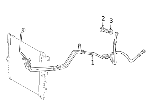 Trans Oil Cooler for 2003 Mercedes-Benz ML500 #0