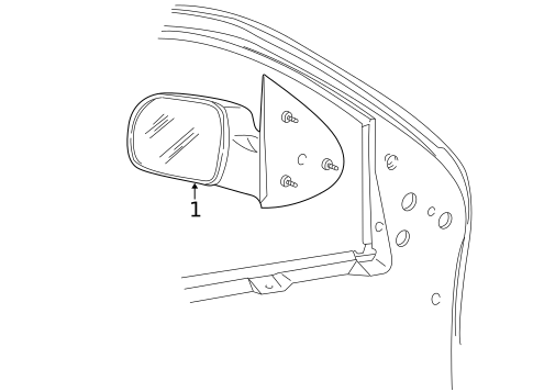 Outside Mirrors for 2004 Mercury Monterey #0