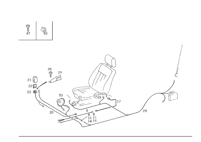 1245438827 - Electrical System: Wiring Harness for Mercedes-Benz Image image