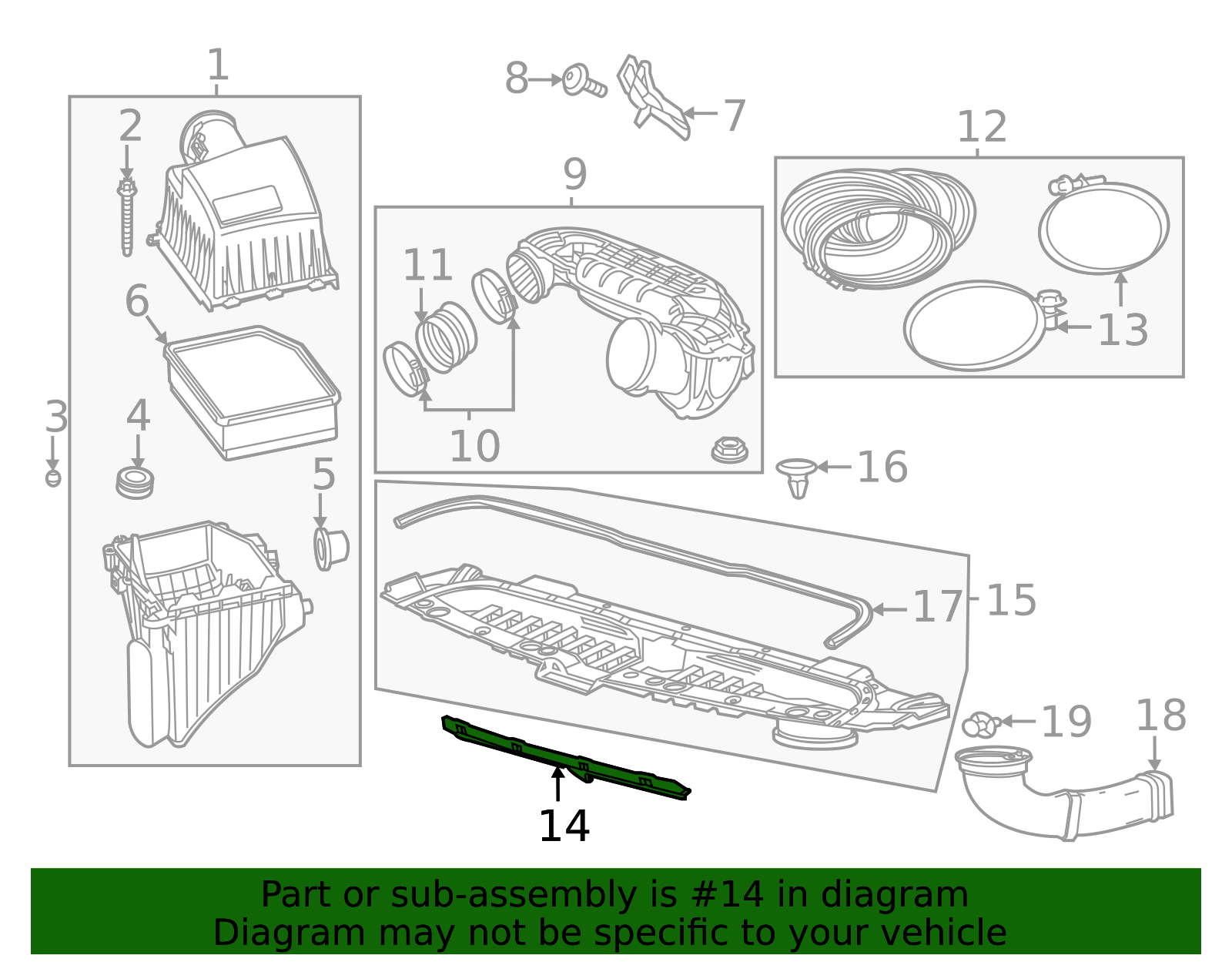 2020-2026 GM Intake Air Baffle 84538251 | OEM Parts Online