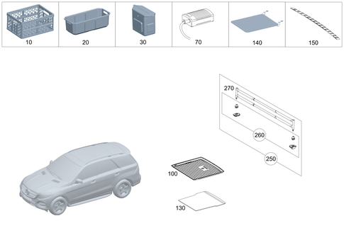 Luggage/Load Compartment Equipment for 2025 Mercedes-Benz Maybach GLS600 #0