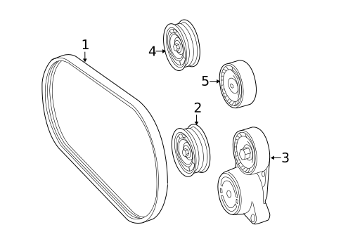 Belts & Pulleys for 2013 Mercedes-Benz S63 AMG #0