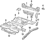 8941600396 - : Side Member for Isuzu Image