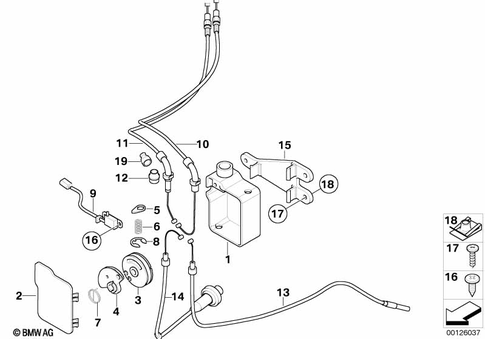 Bowden Cables for 2002 BMW-Motorrad R 1200 CL #0