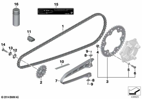 Torque-Transfer Mechanism, Motorcycle for 2017 BMW-Motorrad F 800 R #0