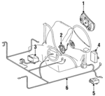 1244600398 - Electrical: Air Bag Module for Mercedes-Benz Image
