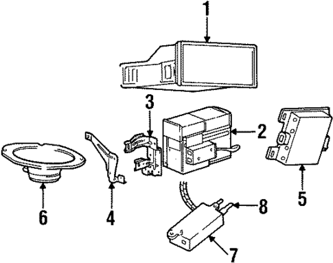 Sound System for 1998 Mercury Grand Marquis #0