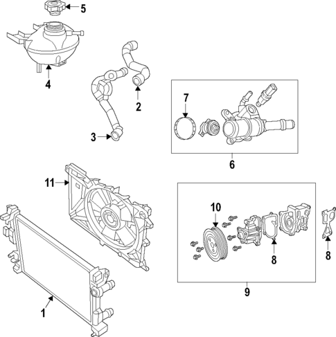 Cooling System for 2019 Jeep Compass #0