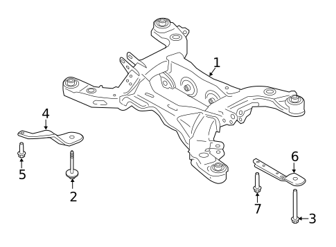 Suspension Mounting for 2023 Lincoln Aviator #0