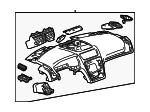 84386018 - : Upper Dash Panel for GMC: Acadia Image