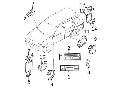 Sound System for 2000 Nissan Pathfinder #0