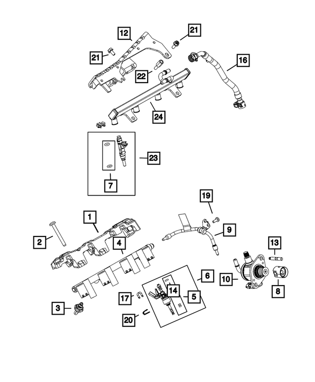 68510945AA - : Fuel Hose for Mopar Image