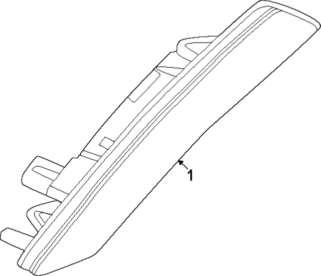 26490369 - : Part# 26490369 F Lamp for Chevrolet: Blazer EV Image