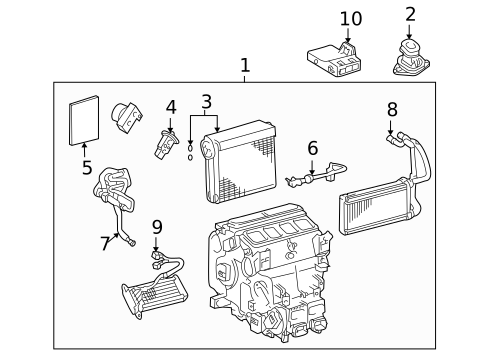 Heater for 2011 Lexus LX570 #0