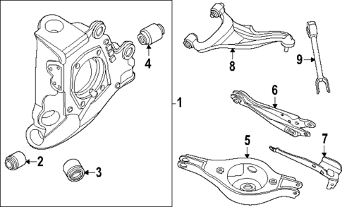 Rear Suspension for 2025 Nissan Murano #1