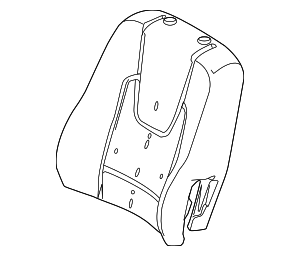 CE5Z5464810A - Body: Seat Back Cushion for Ford Image
