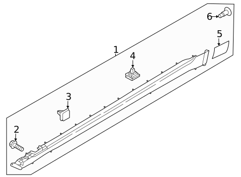 Exterior Trim - Pillars for 2023 Genesis G90 #0