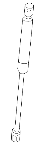 4G8823359A - Body: Support Strut for Audi: A6, A6 Quattro, A7 Quattro, RS7, S6, S7 Image