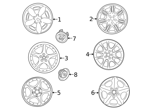 Wheels for 2001 Jaguar XK8 #0
