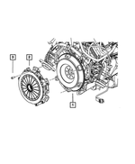 5038113AD - Clutch: Flywheel for Mopar Image