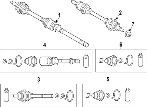 Drive Axles for 2025 Mazda CX-90 #0