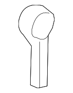 LR050752 - Body: Release Lever for Land Rover: Discovery, LR3, LR4, Range Rover Sport, Range Rover Velar Image