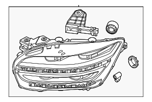 92103AR020 - : Headlamp for Hyundai Image