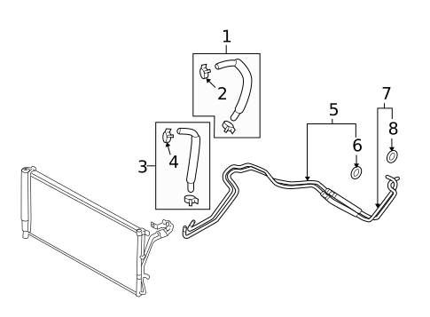 Trans Oil Cooler for 2010 Hyundai Genesis Coupe #0