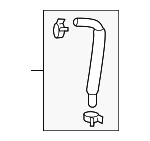 254202M300 - Cooling System: Lower Hose for Hyundai: Genesis Coupe Image