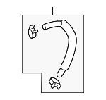 254202M100 - Cooling System: Upper Hose for Hyundai: Genesis Coupe Image