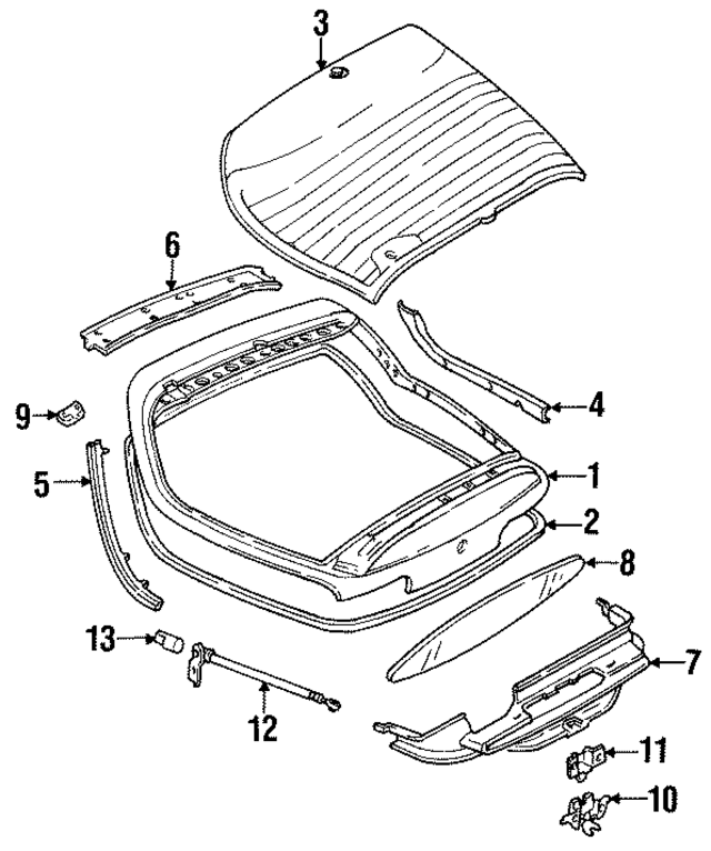 EA0462620G - : Lift-Gate Lift Support for Mazda Image