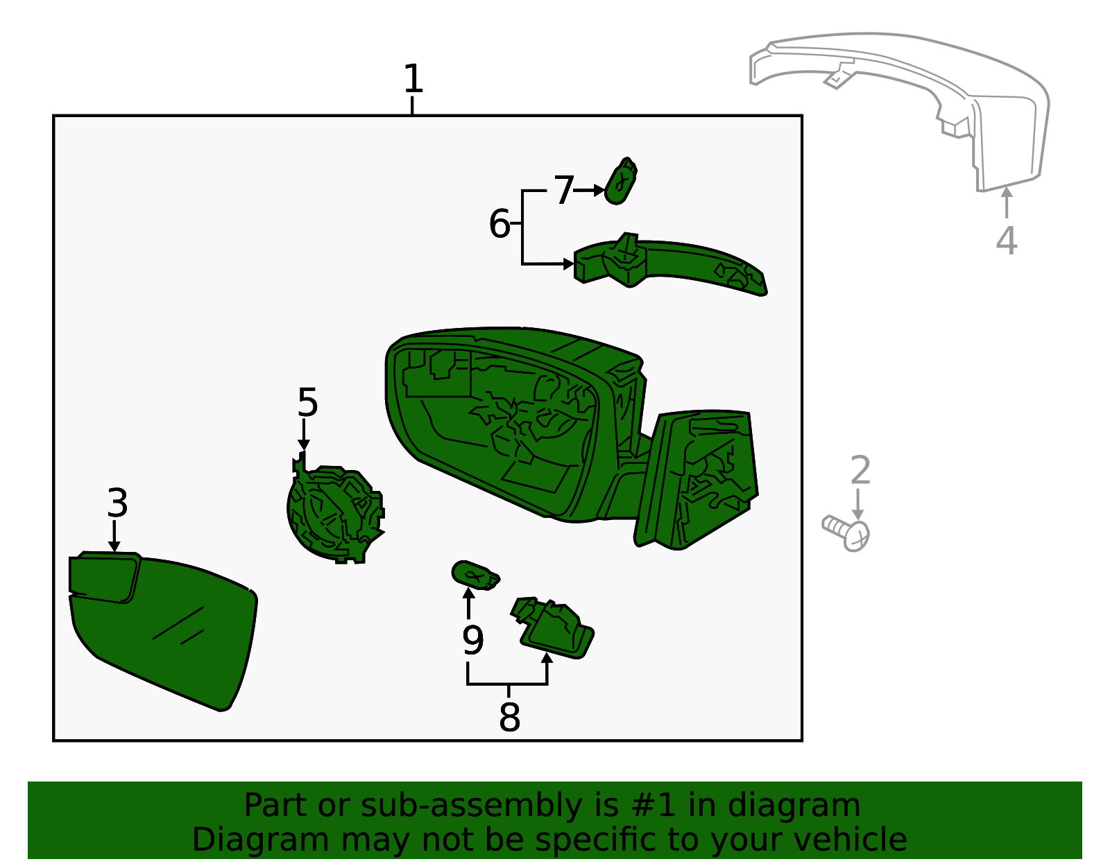 Side Mirror - Restore Visibility with OEM Style | AutoNation Parts