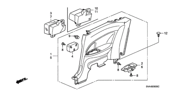 Side Lining for 2007 Honda Civic #0