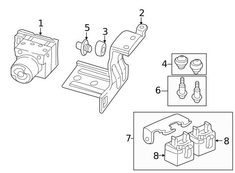Anti-Lock Brakes for 2003 Kia Spectra #0