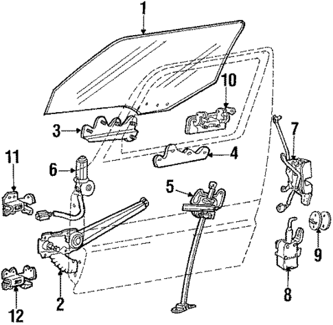 Door for 1987 Chrysler Conquest #0