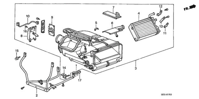 Heater Unit for 1986 Honda Accord #0