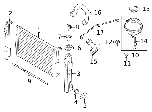Radiator & Components for 2016 BMW X4 #0