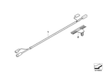 61138362787 - Audio, Navigation, Electronic Systems: Cable Holder for BMW Image