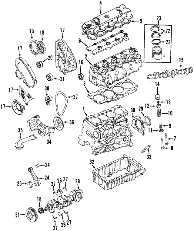 38115230 - : Engine Timing Chain for Volkswagen Image