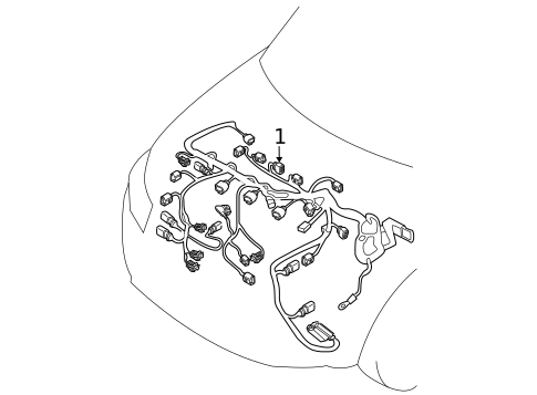 Wiring Harness for 2010 Mitsubishi Outlander #0
