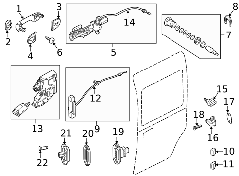 Sliding Door for 2010 Ford Transit Connect #0