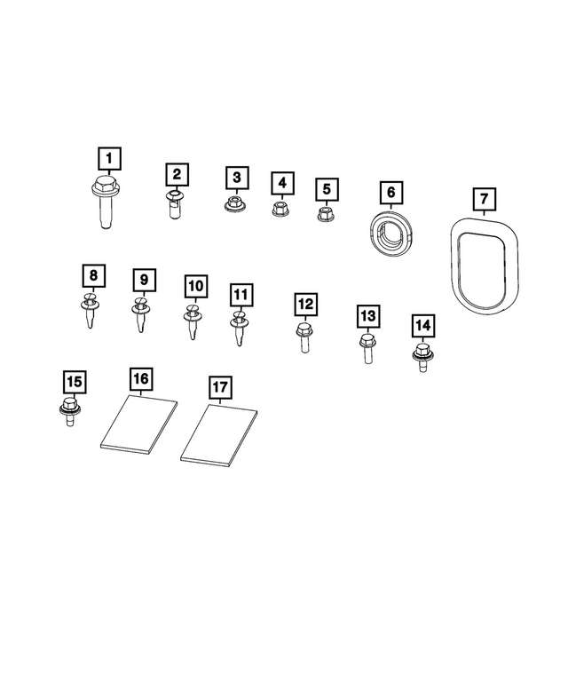 56021909AA - Electrical: Body Wiring Grommet for Mopar Image