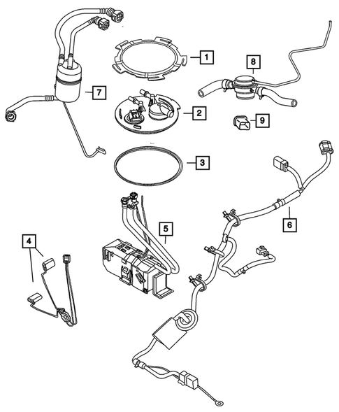 Fuel Pump and Sending Unit for 2004 Jeep Liberty #0
