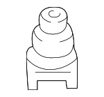 50230SZ3003 - Suspension: Rear Cross-member Lower Insulator for Acura: RL Image