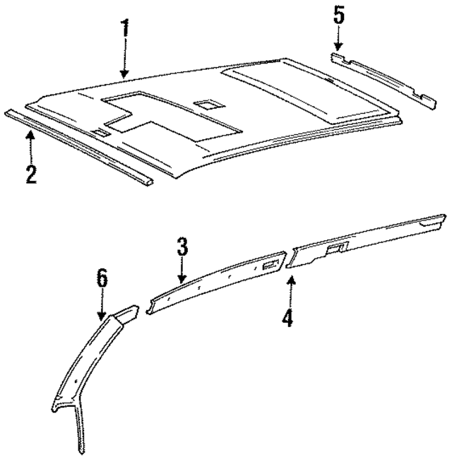 9145078 - : Windshield Pillar Trim for Volvo Image