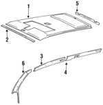 9165510 - Body: Headliner for Volvo Image