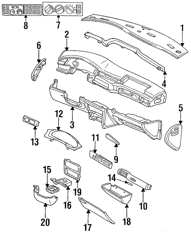 4758824 - Body: Upper Cover for Mopar Image