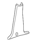 1L2Z7824356AAA - Body: Door Pillar Post Trim Set for Ford: Explorer | Mercury: Mountaineer Image