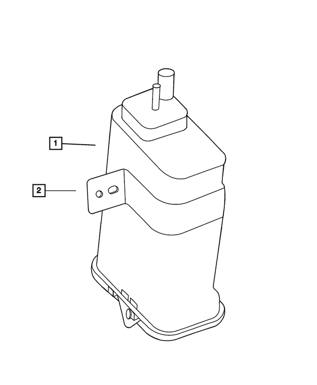 5264876AA - : Vapor Canister Bracket for Mopar Image