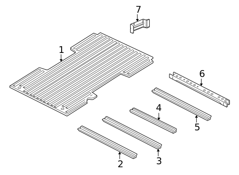 Floor - Pick UP Box for 2009 Mitsubishi Raider #0